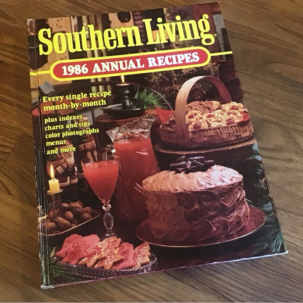 Vintage Southern Living 1986 Annual Recipes cookbook